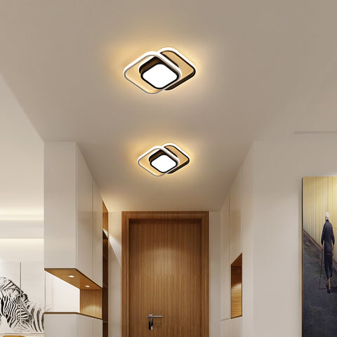 GOECO Plafonnier LED Moderne, 32W Lampe de Plafond, Luminaire Plafonnier 2500lm