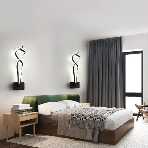 LED Applique Murale, Lampe Murale chevet 13W, Luminaire Mural aluminium pour Chambre Salon Escalier Couloir