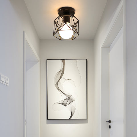 Retro Plafonnier Industrielle Industrial Suspension