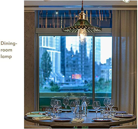 E27 Industrielle Vintage Verre Suspensions Luminaire Retro Plafonnier Luminaire Verre Retro Suspensions Luminaires Industrielle Eclairage de Plafond Suspensions Plafonniers Luminaire(sans ampoules)