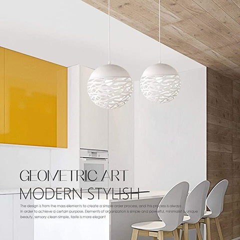 Industriel Global Metal moderne creux plafond Lustre Îlot de cuisine Art Lighting Loft Fer à une tête Personnalité studio Salon Pendant Light Restaurant Bar Comptoir Lampe suspendue E27 Sans Ampoules