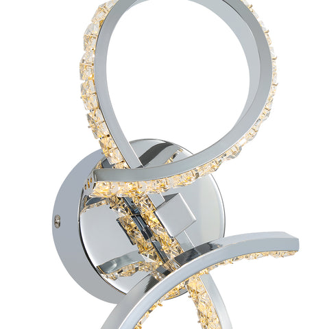 Applique Murale LED 12w Lampe Intérieur Murale Créative Moderne en Métal Lampe de Chevet Couleur Chaude 3000k, éClairage pour Chambre Couloir Salon Escaliers Bureau