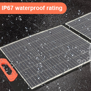 Panneau solaire portatif pour le chargeur solaire pliable de la centrale électrique 20V pour le voyage extérieur de fourgon de camping