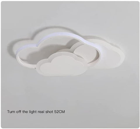 Plafonnier LED, éclairage de plafond de décoration intérieure, lustre blanc en acrylique 36W, lampe de plafond en forme de nuage pour chambre à coucher, salon, salle à manger, lumière chaude 3000K