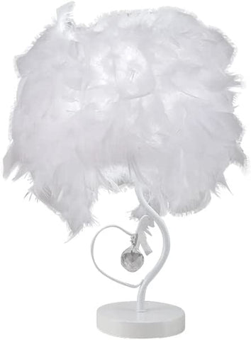 Lampe de bureau LED plume avec télécommande, lampe de table décorative simple moderne, veilleuse créative de lampe de chevet, adaptée au bureau d'étude de la chambre des enfants