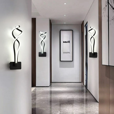 LED Applique Murale, Lampe Murale chevet 13W, Luminaire Mural aluminium pour Chambre Salon Escalier Couloir