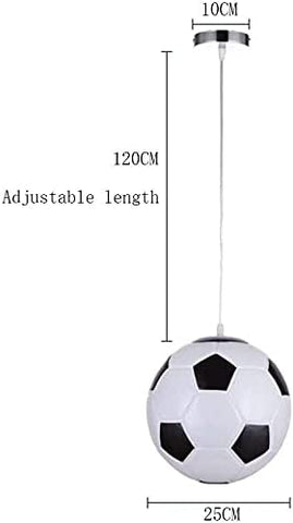 1 Piece Plafonnier De Football, Lustre De La Chambre Des Enfants, éclairage Intérieur, Lustre De Personnalité Créative, Salon Salle à Manger Chambre éclairage Chaleureux Sans Ampoules
