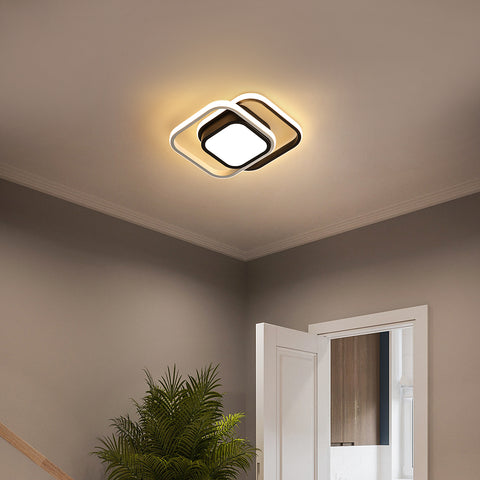 GOECO Plafonnier LED Moderne, 32W Lampe de Plafond, Luminaire Plafonnier 2500lm