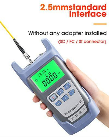 FTTH Photomètre Fibre Optique Testeur Câble Optique Testeur fibre optique -70 dBm à +10 dBm