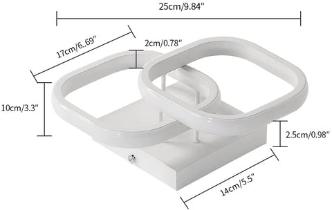Tableau des tailles de plafonnier