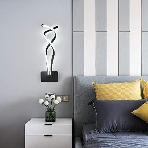 LED Applique Murale, Lampe Murale chevet 13W, Luminaire Mural aluminium pour Chambre Salon Escalier Couloir