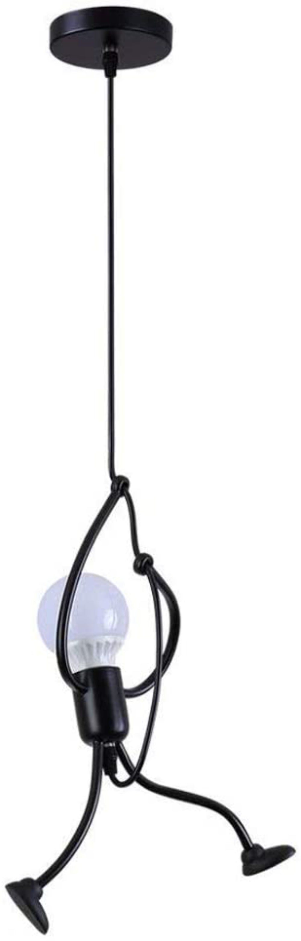 Lustre Suspension Salon E27 Fer Gens Lustre Chambre Enfant, Créatif Dessin Animé Lustre Salon