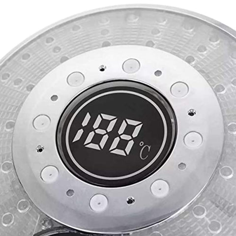 Pommeau de Douche LED, Douchette de Douche LED 3 Couleurs Contrôle de la température Douchette à Main avec Affichage de Température Digital Économie d'eau Douche 3 Modes