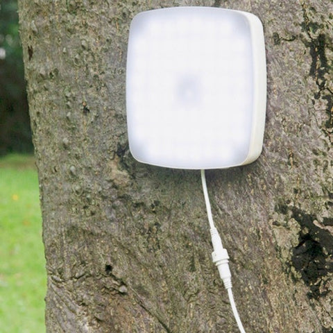 Plafonnier solaire, lumière blanche 6000K, contrôle de la lumière/télécommande/capteur radar, rallonge de 5m