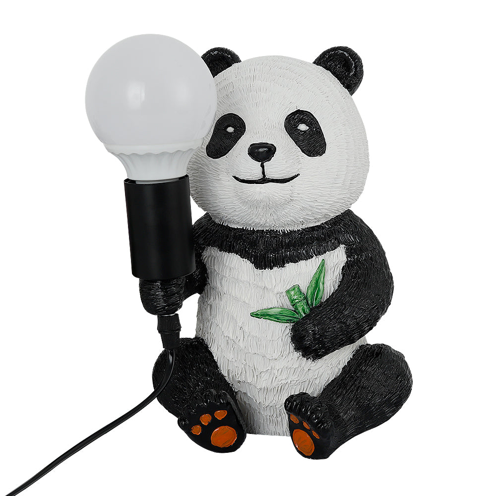Resin Panda Design Table Lamps, Modern Creative Night Light with Plug-in Cord, Animal LED Desk Lamp, Home Decor Bedside Lamp