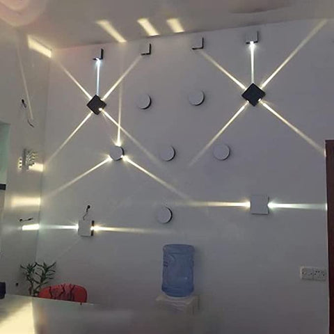 Lampe murale à LED, lampe murale LED SCONCE STAR Cross Star Star Light Star pour le couloir Corridor Blanc chaud, Echance de mur lumière