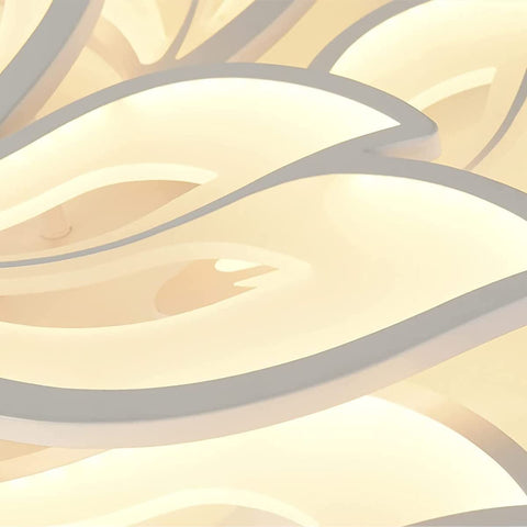 Plafonnier LED, 45W Lampe de Plafond, Lustre LED Modernes 4500LM pour salon