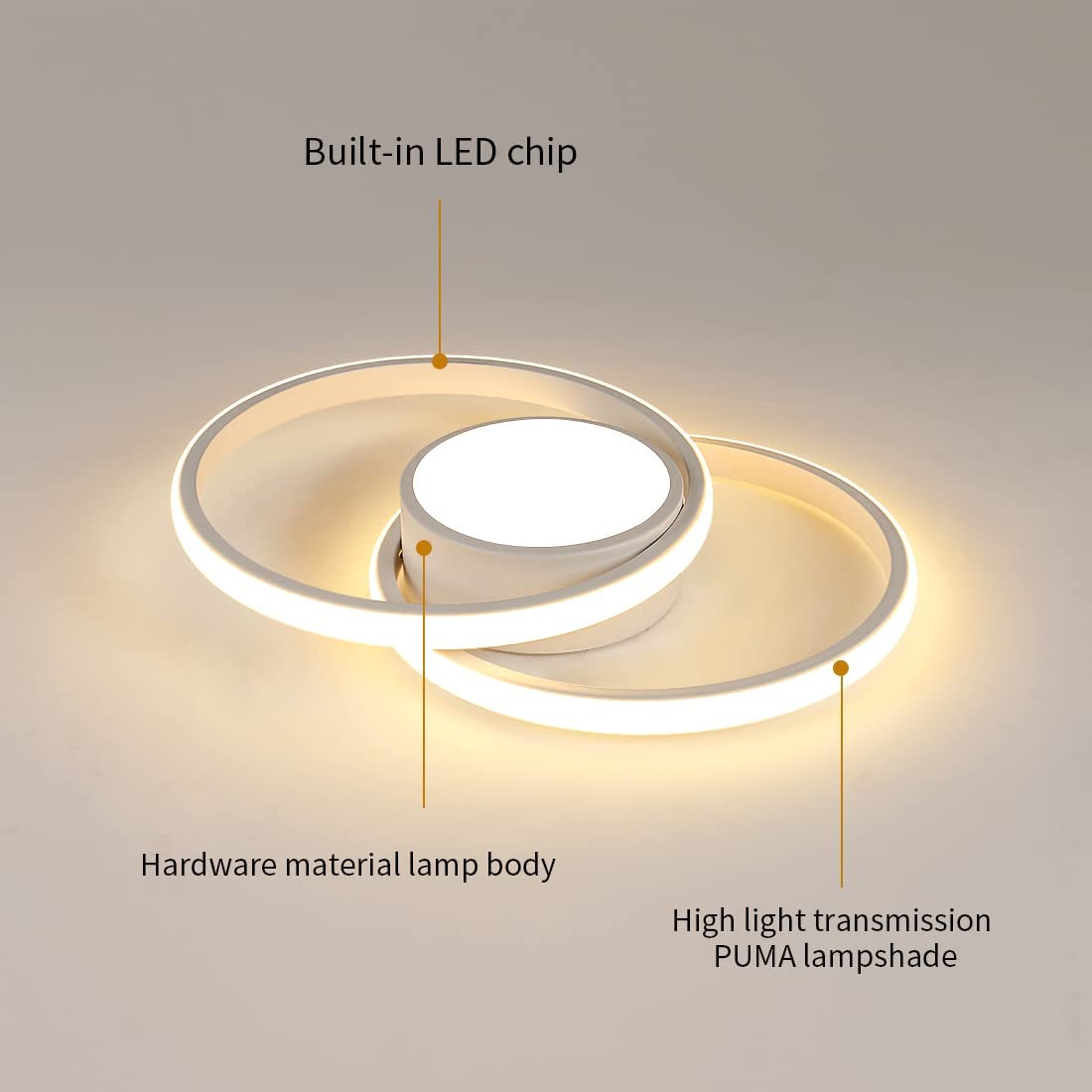 Détail du plafonnier