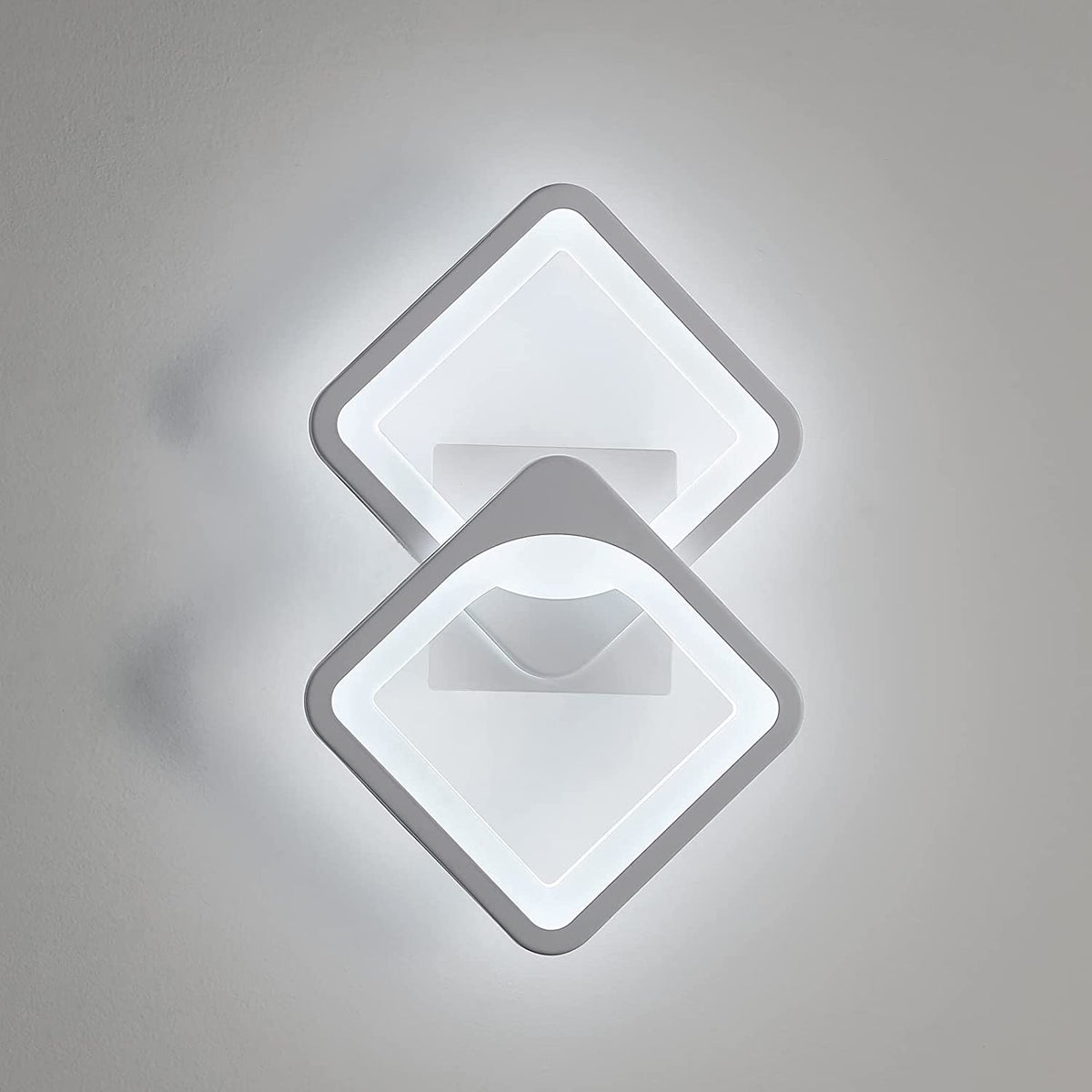 Applique Murale LED 24W Design Moderne, Éclairage Blanc Froid 6000K, Lampe Murale Intérieure pour Salon, Chambre, Escaliers, Couloir, Salle de Bain