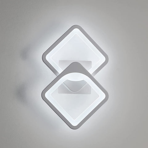 Applique Murale LED 24W Design Moderne, Éclairage Blanc Froid 6000K, Lampe Murale Intérieure pour Salon, Chambre, Escaliers, Couloir, Salle de Bain