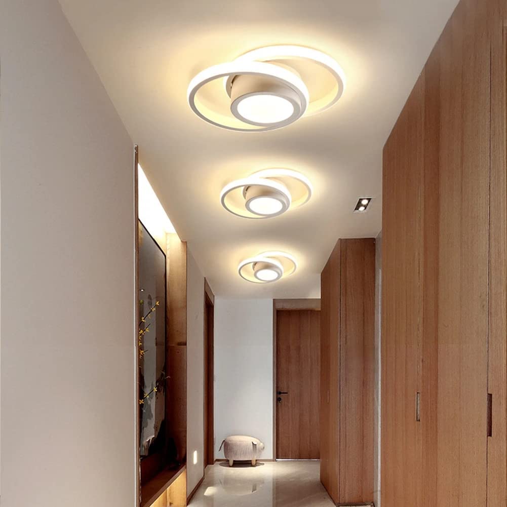 Plafonnier LED Rond, Lampe de Plafond Moderne 32W 2400LM