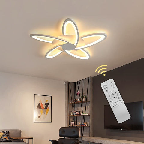 Plafonnier Led Dimmable Avec Télécommande 30W 