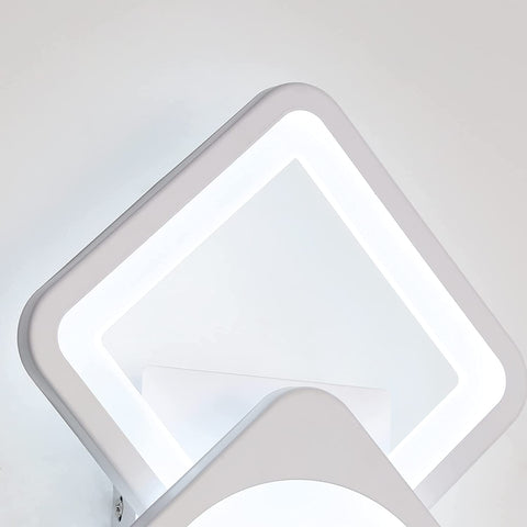 Applique Murale LED 24W Design Moderne, Éclairage Blanc Froid 6000K, Lampe Murale Intérieure pour Salon, Chambre, Escaliers, Couloir, Salle de Bain