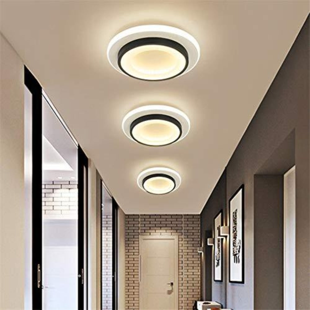 Plafonnier LED, Lampe de plafond nordique 23W pour Couloirs Salon Chambre à coucher