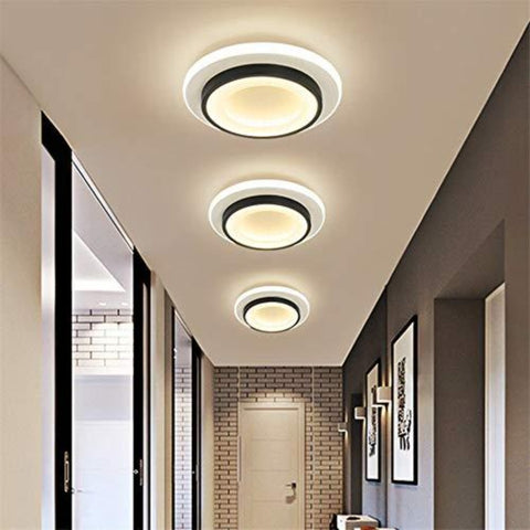 Plafonnier LED, Lampe de plafond nordique 23W pour Couloirs Salon Chambre à coucher