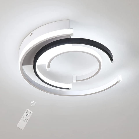 Dimmable Plafonnier LED avec Télécommande 36W Plafonnier LED Moderne 41cm Chambre à Coucher Plafonniers pour Maison Bureau Chambre Salon Cuisine Balcon Couloir, 3000-6000K