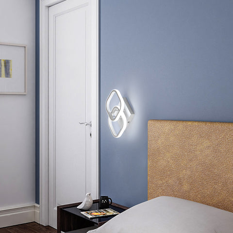 Plafonnier LED 22W Design moderne Cercle Carré Lampe de Plafond