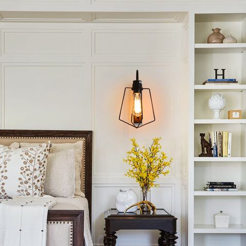 Applique Murale Vintage pour l'intérieur, E27 Applique Murale Industrielle Applique de Couloir pour Bar,Convient pour Les Chambres, Les Restaurants, Les Cafés, Les Couloirs