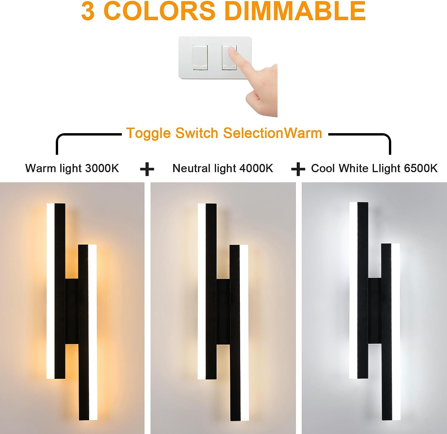 Diagramme de l'effet d'éclairage mural