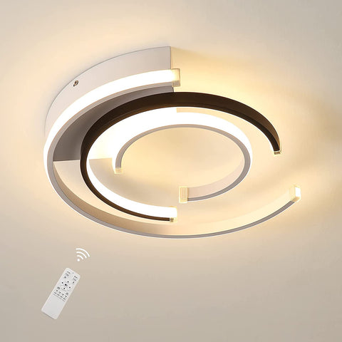 Dimmable Plafonnier LED avec Télécommande 36W Plafonnier LED Moderne 41cm Chambre à Coucher Plafonniers pour Maison Bureau Chambre Salon Cuisine Balcon Couloir, 3000-6000K