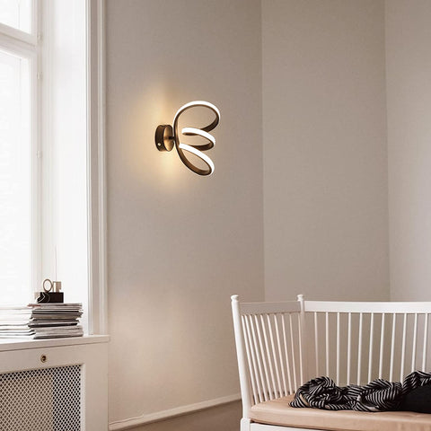 Plafonnier LED Moderne Applique Murale LED Interieur 24W Plafonnier de Couloir pour Chambre, Salle à Manger, Cuisine, Couloir 3000K Lumière Blanche Chaude, Diamètre 28CM