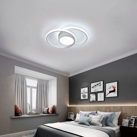 Plafonnier LED, Luminaire Plafonnier Chambre, 39W 4000lm, Rond Lampe de plafond Moderne