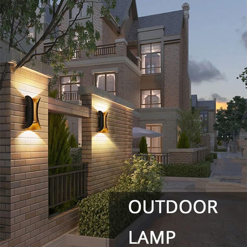 Applique Murale LED 10W Moderne Lampe murale Extérieure Blanc Chaud 3000K