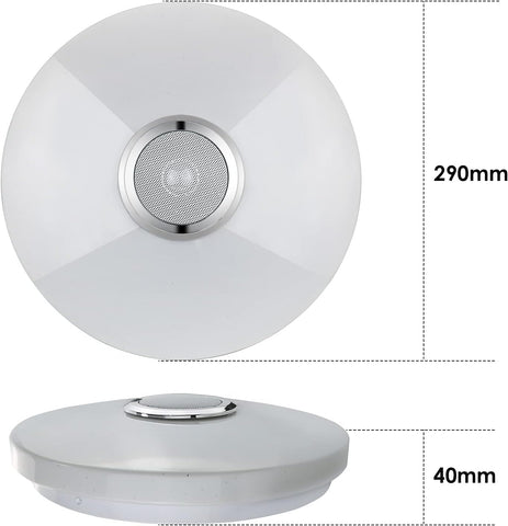 Tableau des dimensions des plafonniers
