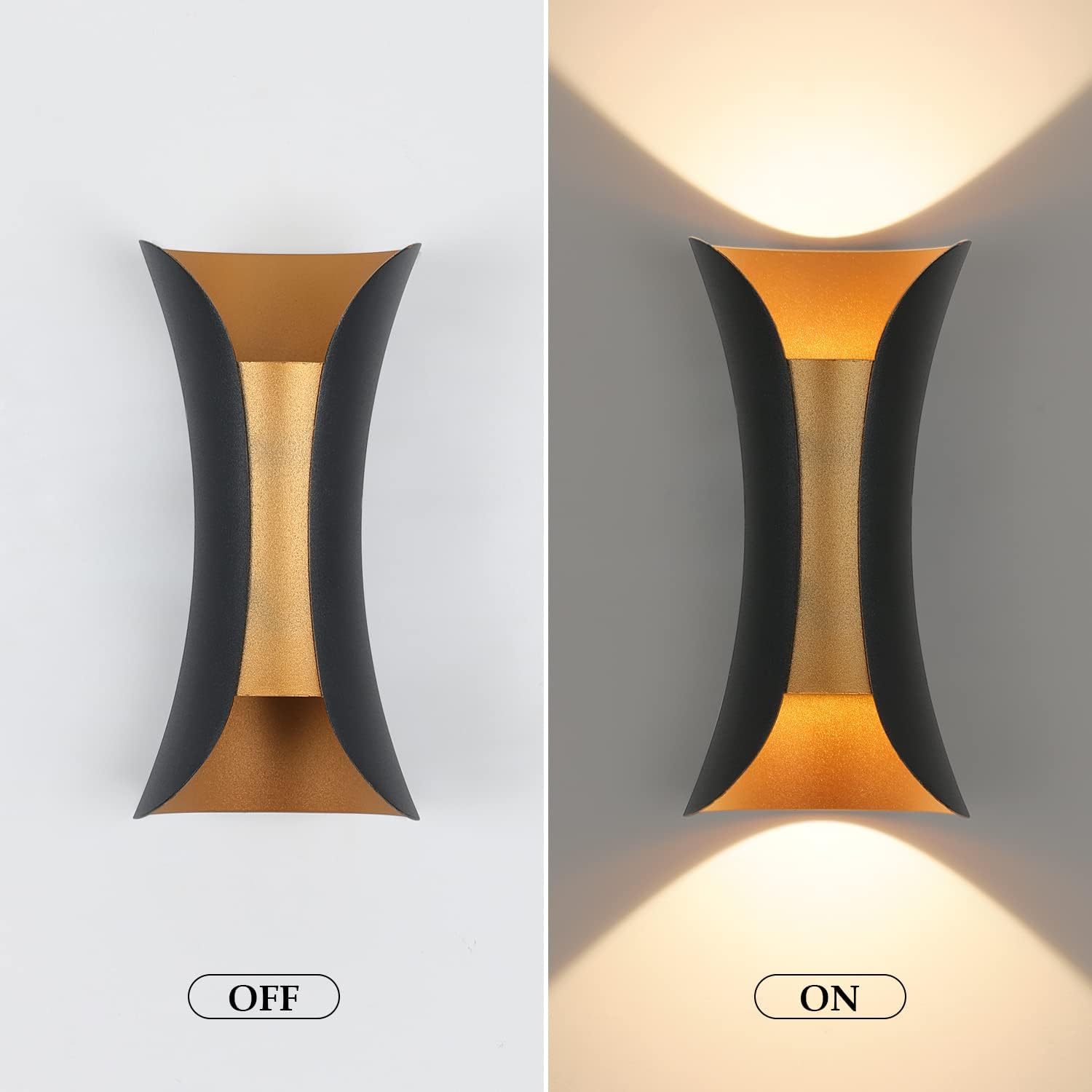 effet d'éclairage mural