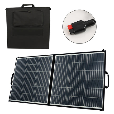 Panneau Solaire 100W pour Centrale électrique, Charge Solaire Portable Charge Rapide USB A QC3.0 PD 45W Ports DC USB-C IP65 IP65 pour Le générateur Solaire/Puissance, Ordinateur Portable, iPads