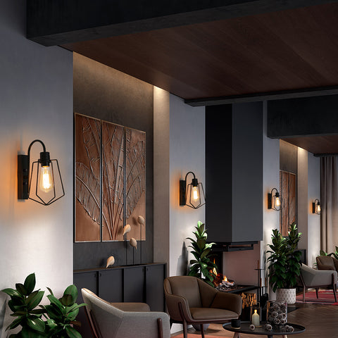 Applique Murale Vintage pour l'intérieur, E27 Applique Murale Industrielle Applique de Couloir pour Bar,Convient pour Les Chambres, Les Restaurants, Les Cafés, Les Couloirs