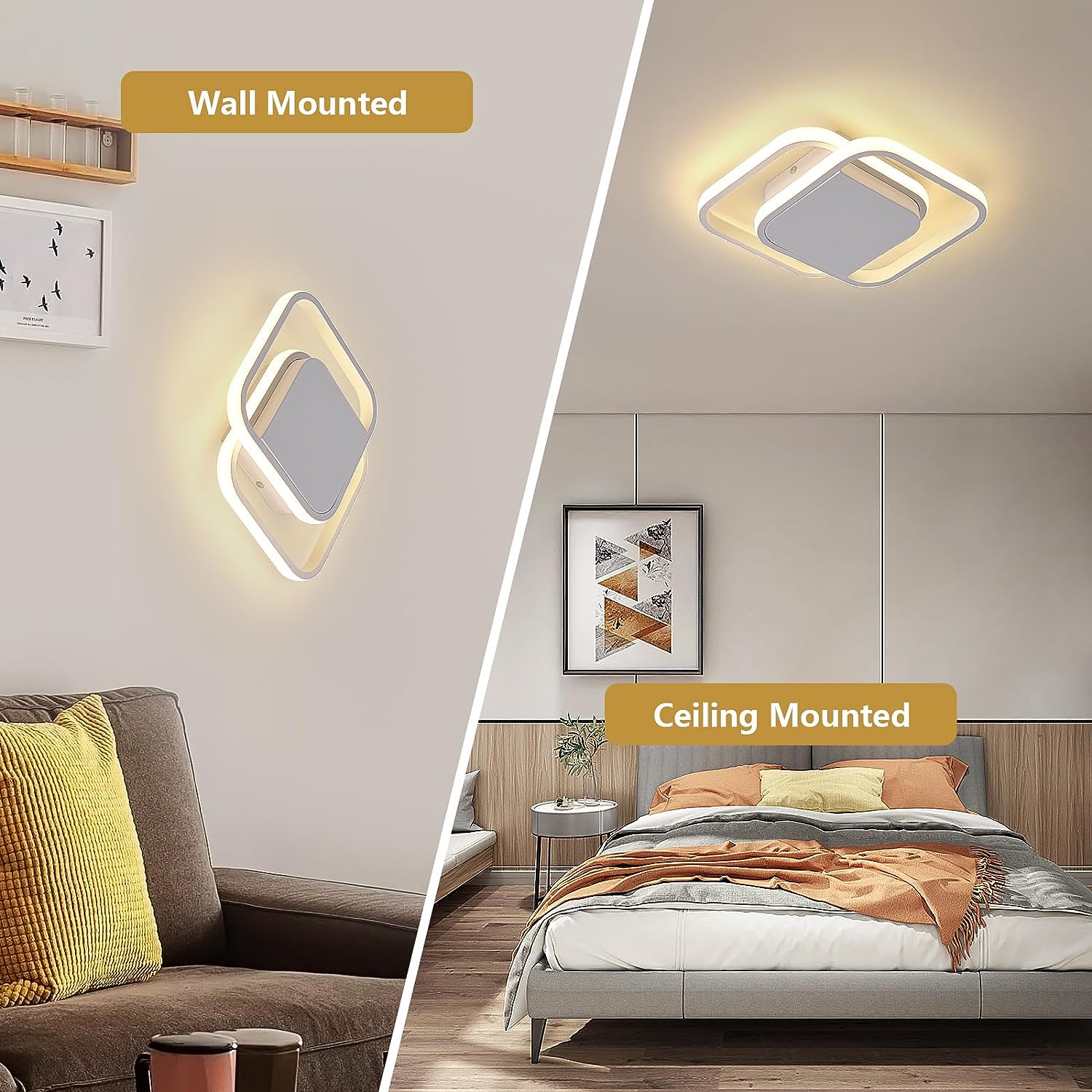 Diagramme de l'effet lumineux du plafonnier