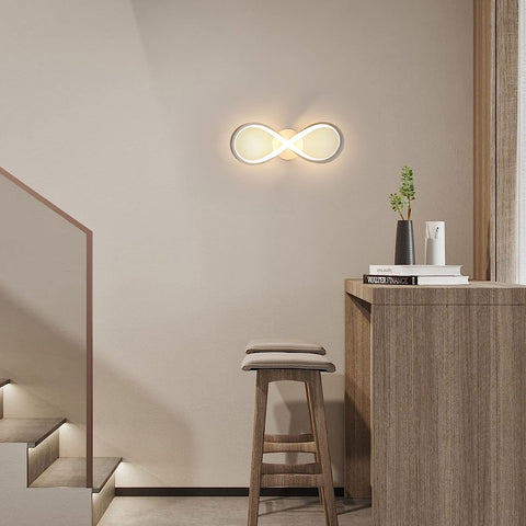 Plafonnier LED Design moderne Blanc Chaud 3000K Lampe de Plafond Pour salon chambre à coucher salle à manger bureau Blanc