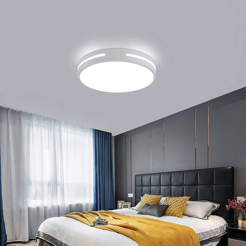 Plafonniers LED, Lampe de plafond Moderne Simple, Diamètre 30 cm Blanc 6500K