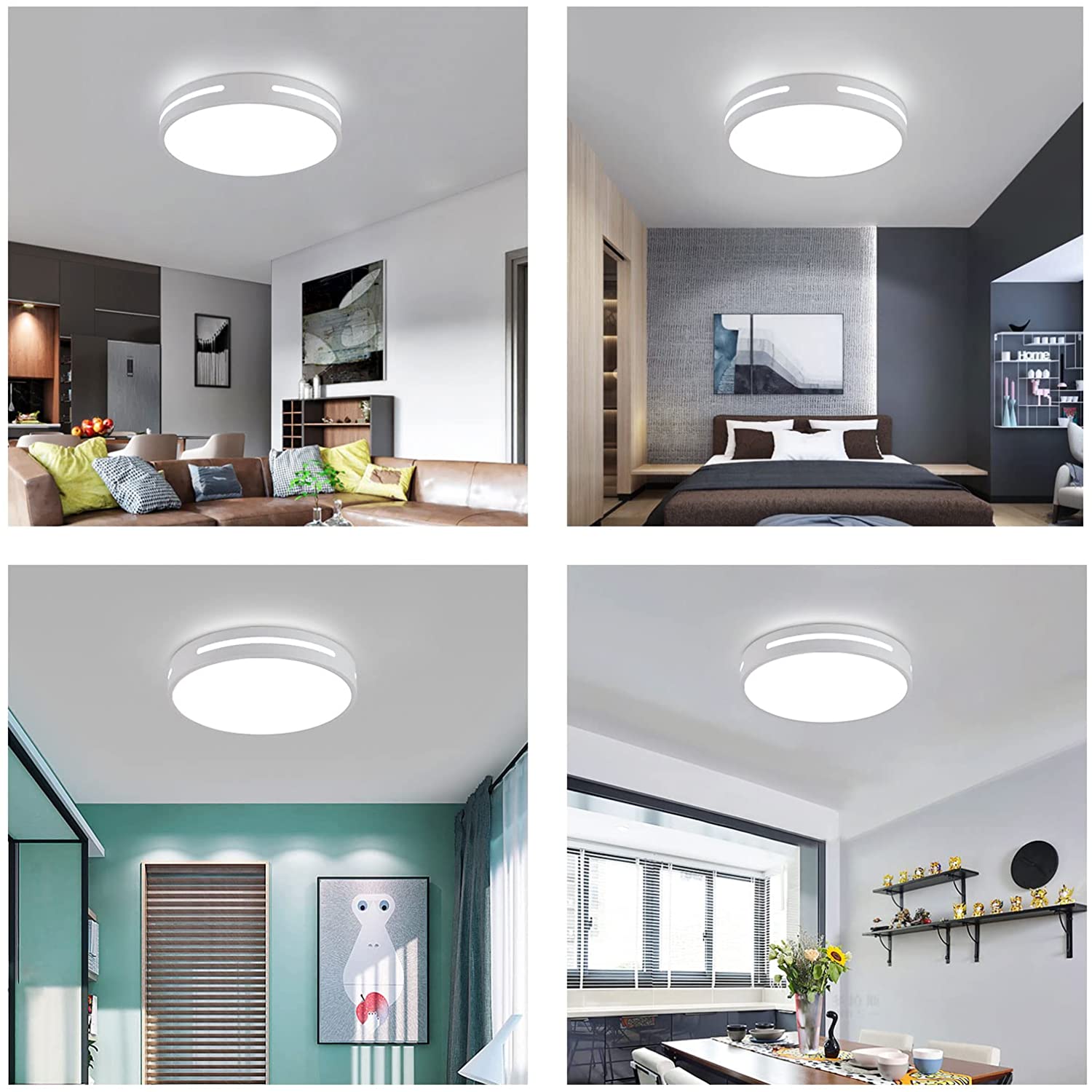 Diagramme de l'effet lumineux du plafonnier