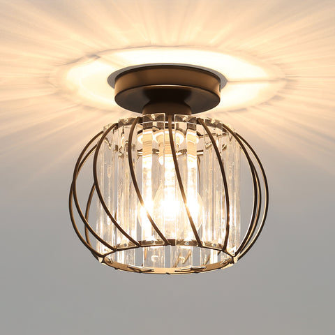 Plafonnier en Cristal Moderne E27 LED Plafonnier