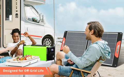 Panneau solaire portatif pour le chargeur solaire pliable de la centrale électrique 20V pour le voyage extérieur de fourgon de camping