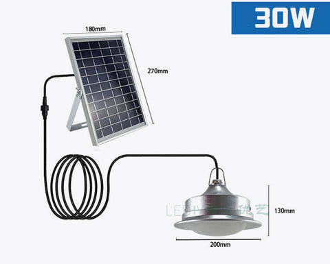 55LED Lampe Suspendue Solaire Extérieur