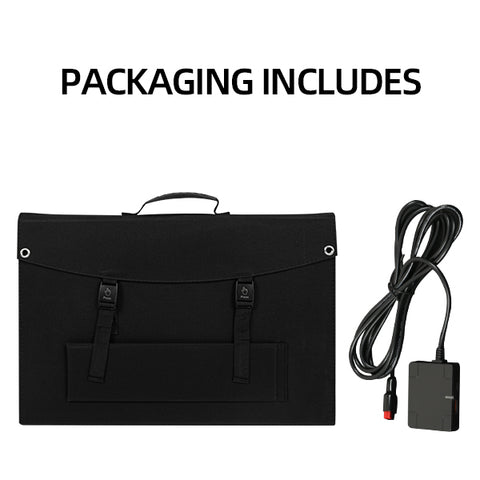 Panneau Solaire Pliable 150W Panneau Solaire Portable pour la Plupart des générateurs solaires, Ordinateurs Portables pour centrales électriques, téléphone Portable, extérieur, Camping